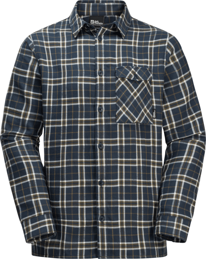 Shirt Checks | Men\'s Dusty Men\'s | Olive Olive Wanderweg Buy here Wanderweg Shirt Outnorth Checks Dusty