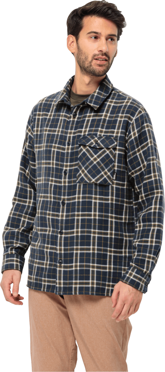 Jack Wolfskin Men's Morgenluft Shirt Night Blue 41 Jack Wolfskin