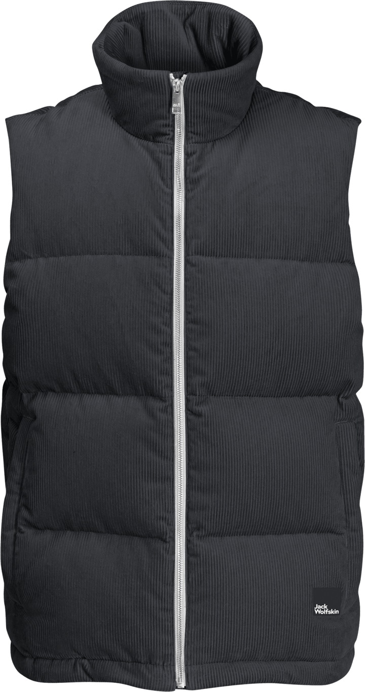 Men's Nature Corduroy Vest Phantom Jack Wolfskin