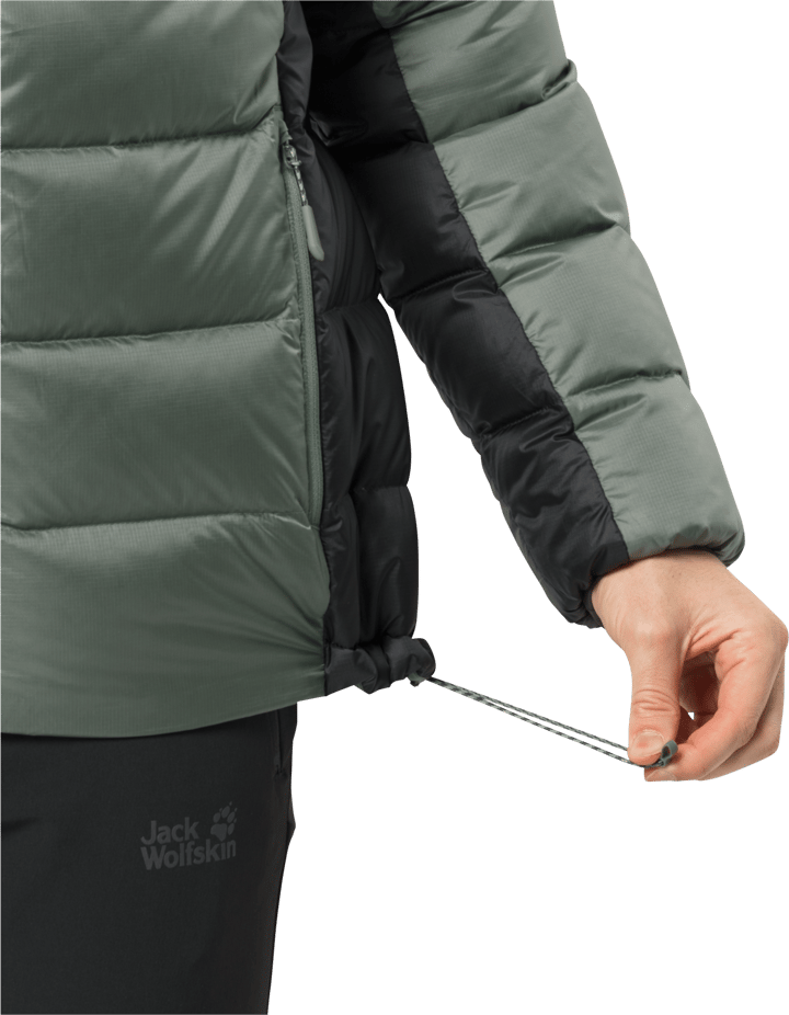 Jack Wolfskin Men's Nebelhorn Down Hoody Hedge Green Jack Wolfskin