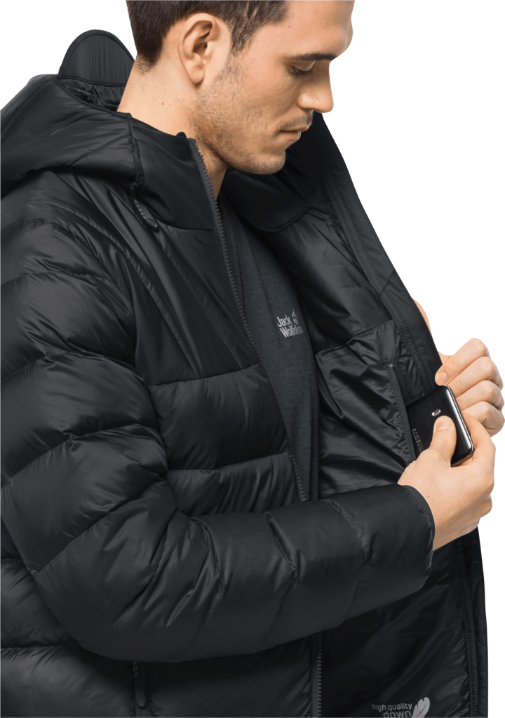 Men's Nebelhorn Down Hoody Black Jack Wolfskin