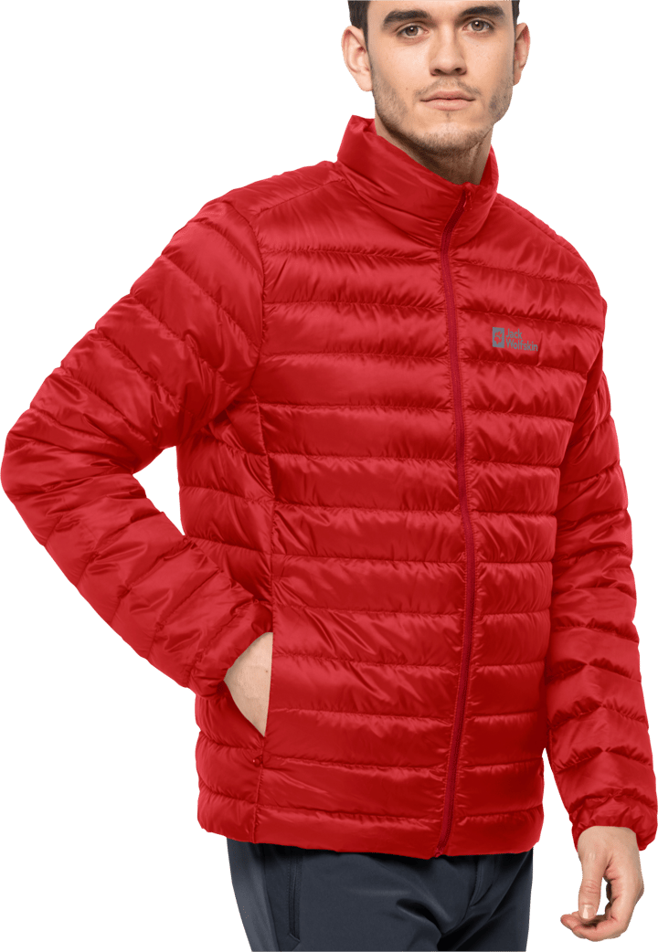 Jack Wolfskin Men's Pack & Go Down Jacket Adrenaline Red Jack Wolfskin