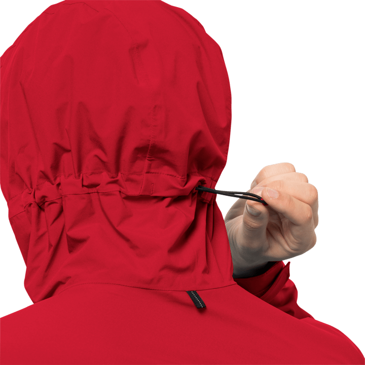 Jack Wolfskin Men's Pack & Go Shell Adrenaline Red Jack Wolfskin Jack Wolfskin Men's Pack & Go Shell Adrenaline Red Jack Wolfskin