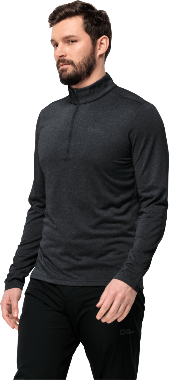 Jack Wolfskin Men's Sky Thermal Half Zip Black Jack Wolfskin