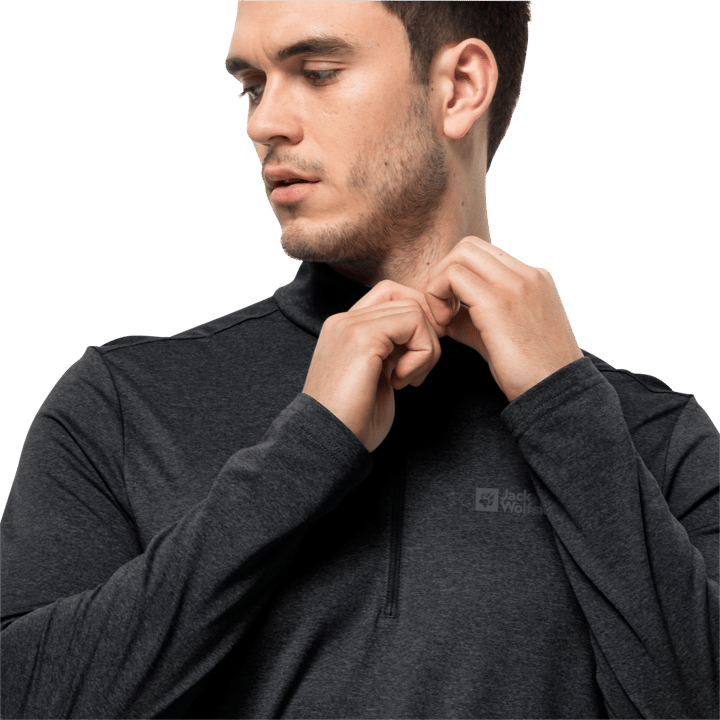 Jack Wolfskin Men's Sky Thermal Half Zip Black Jack Wolfskin
