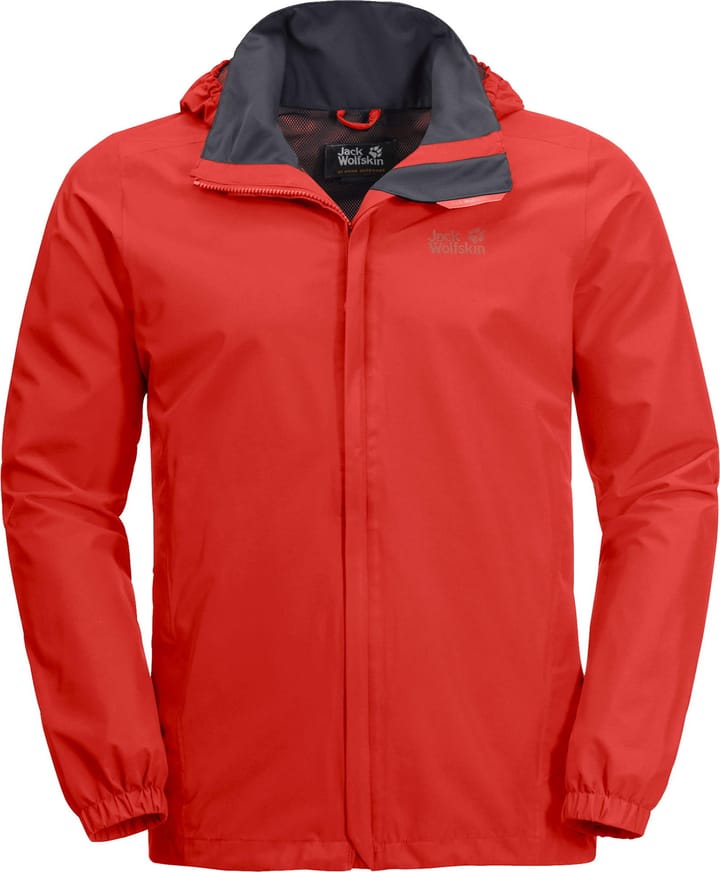 Jack Wolfskin Men's Stormy Point Jacket (2021) Lava Red Jack Wolfskin