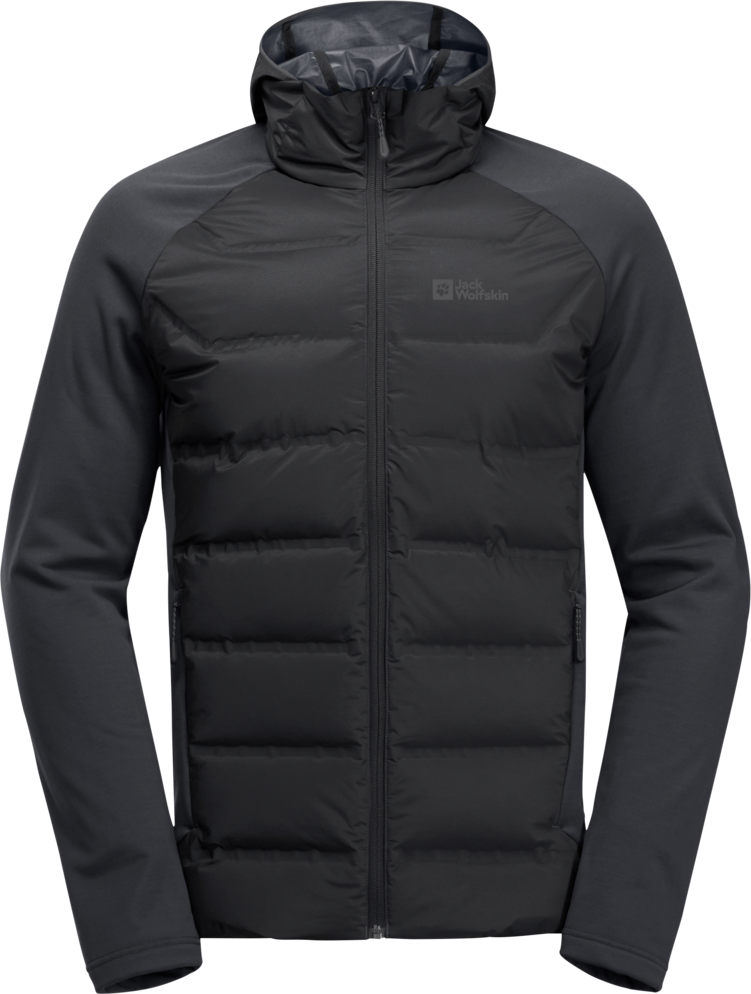 Jack Wolfskin Men's Tasman Down Hybrid Black L, Black