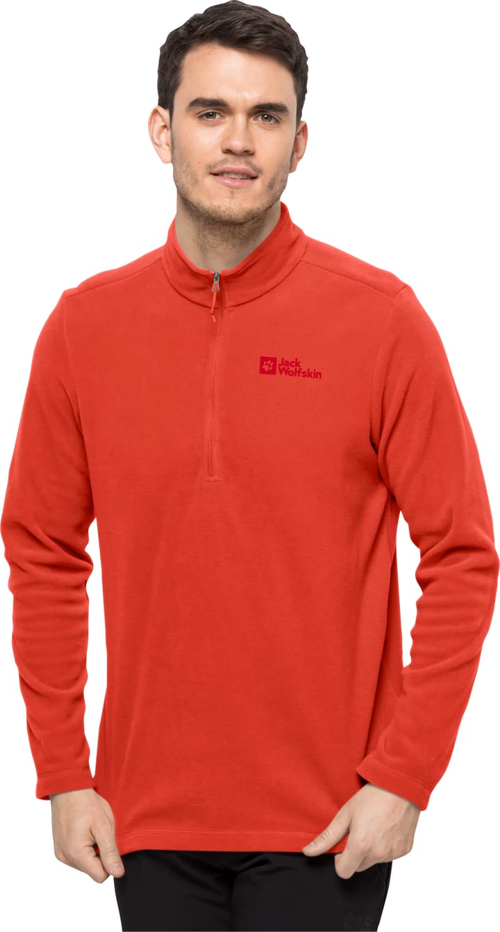 Jack Wolfskin Men's Taunus Halfzip Strong Red Jack Wolfskin Jack Wolfskin Men's Taunus Halfzip Strong Red Jack Wolfskin