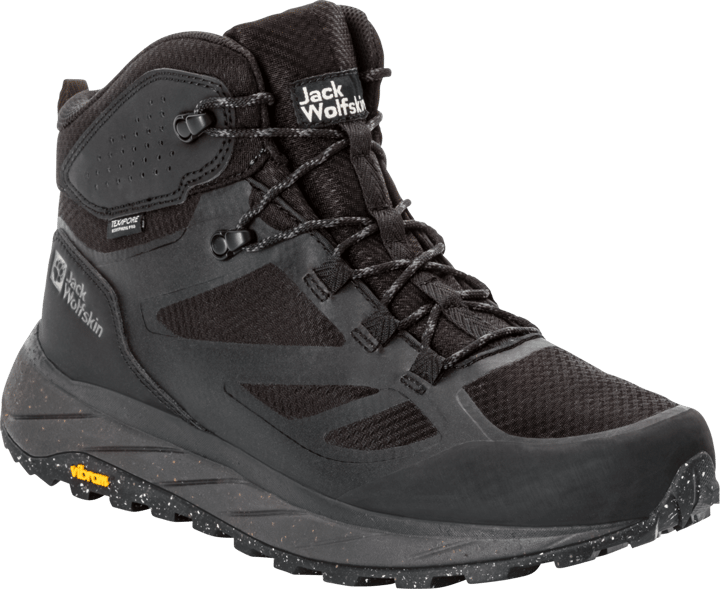 Jack Wolfskin Men's Terraventure Texapore Mid  Black Jack Wolfskin