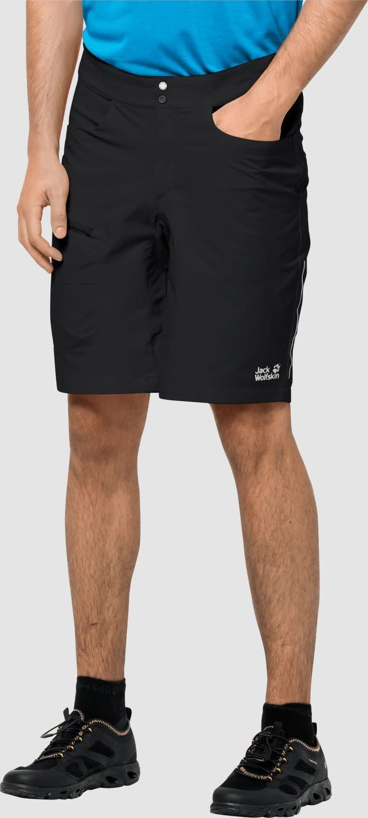 Jack Wolfskin Men's Tourer Shorts Black Jack Wolfskin Jack Wolfskin Men's Tourer Shorts Black Jack Wolfskin