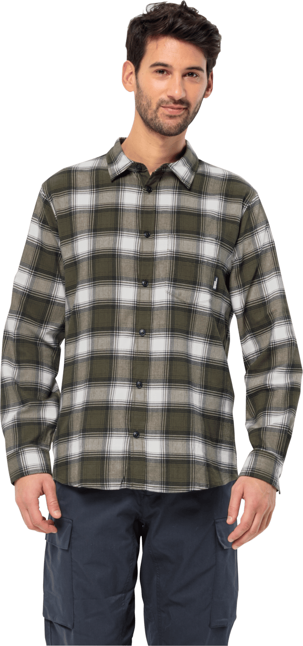 Men's Wanderweg Shirt Island Moss 41 Jack Wolfskin