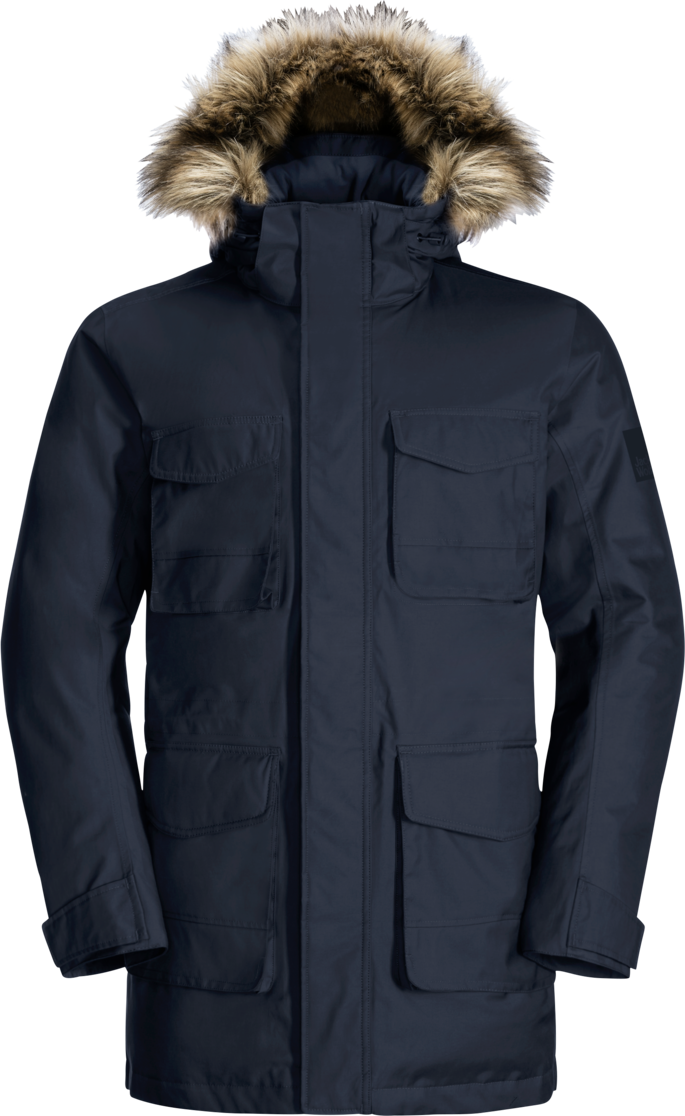 Jack Wolfskin Men’s Winterfrost Down Parka Night Blue