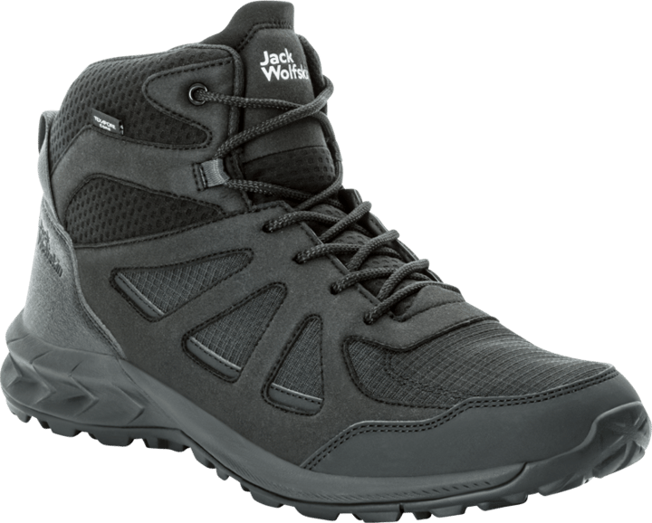 Jack Wolfskin Men's Woodland 2 Texapore Mid Black Jack Wolfskin