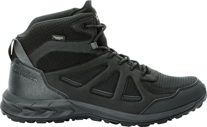 Jack Wolfskin Men's Woodland 2 Texapore Mid Black Jack Wolfskin