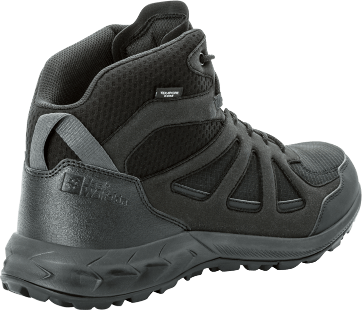 Jack Wolfskin Men's Woodland 2 Texapore Mid Black Jack Wolfskin