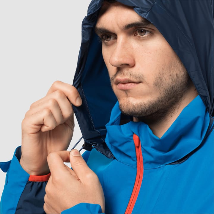 Jack Wolfskin Men's Tourer 2.5L Jacket Thunder Blue Jack Wolfskin Jack Wolfskin Men's Tourer 2.5L Jacket Thunder Blue Jack Wolfskin