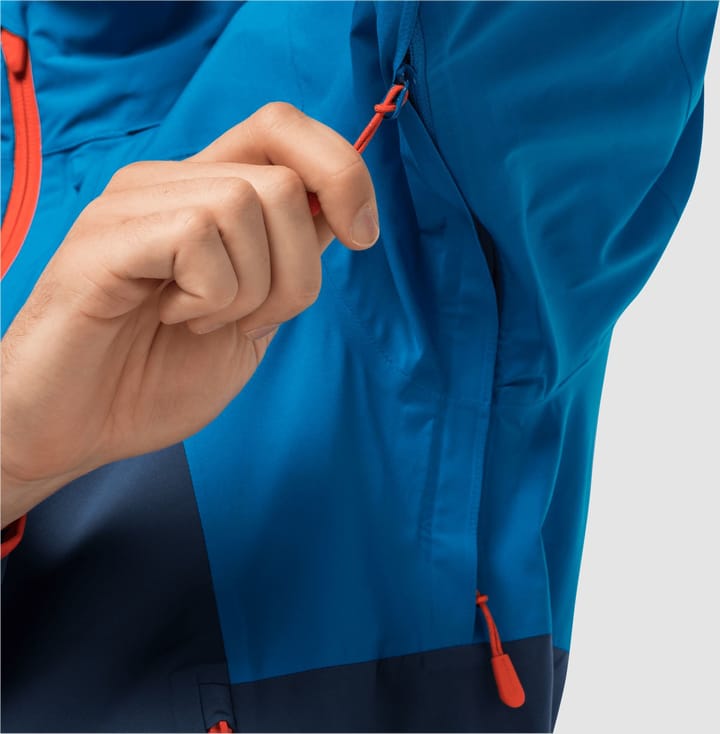 Jack Wolfskin Men's Tourer 2.5L Jacket Thunder Blue Jack Wolfskin Jack Wolfskin Men's Tourer 2.5L Jacket Thunder Blue Jack Wolfskin