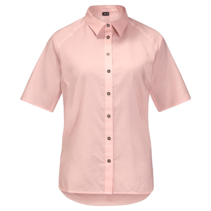 Women's Nata River Shirt Blush Pink Stripes Jack Wolfskin