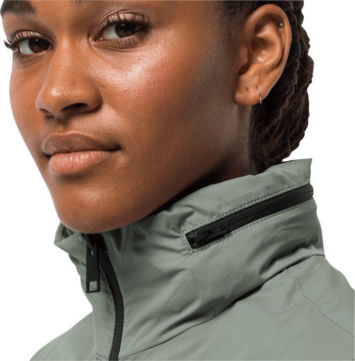 Women's Norden Port Coat Mint Leaf Jack Wolfskin