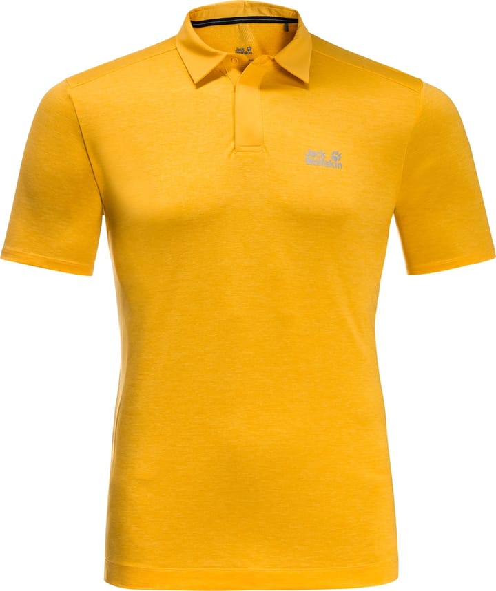 Jack Wolfskin Men's Pack & Go Polo Burly Yellow Xt Jack Wolfskin