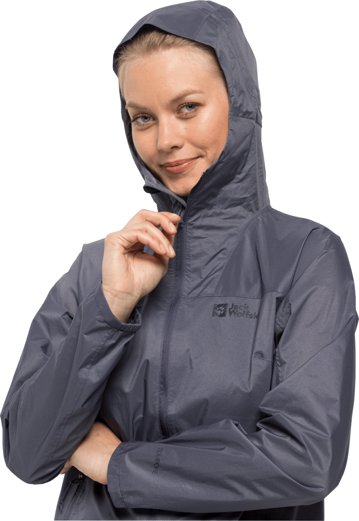 Jack Wolfskin Women's Prelight 2.5L Jacket Dolphin Jack Wolfskin