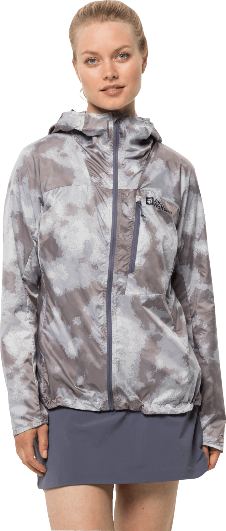 Jack Wolfskin Women's Prelight Windbreaker Dolphin 51 Jack Wolfskin