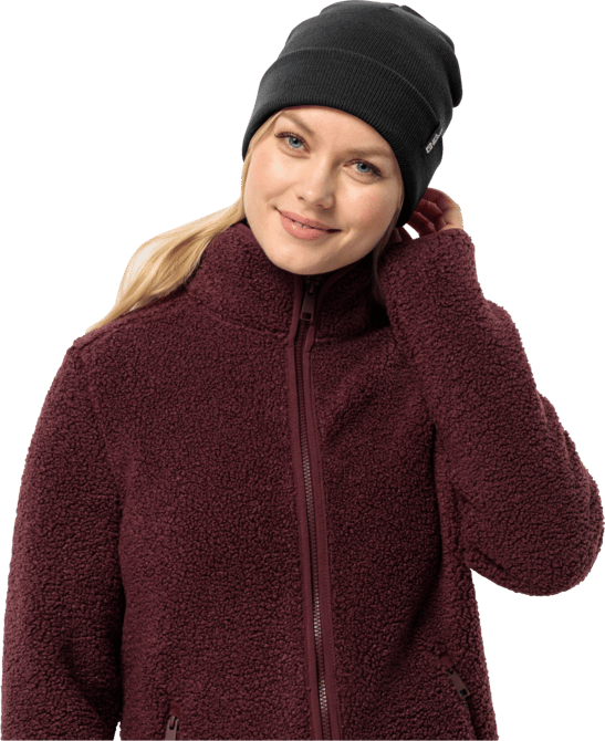 Jack Wolfskin Rib Beanie Black Jack Wolfskin