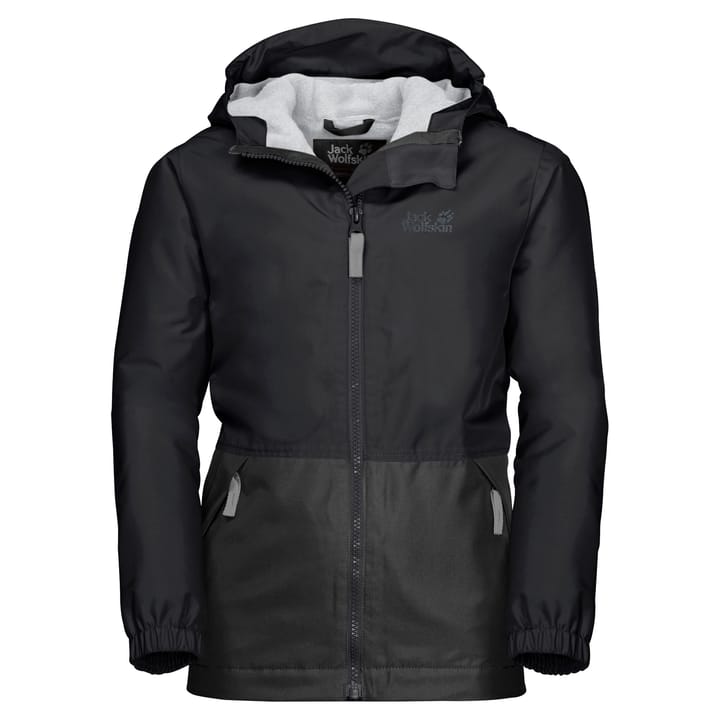 Jack Wolfskin Kids' Snowy Days Jacket Black/Light Grey Jack Wolfskin Jack Wolfskin Kids' Snowy Days Jacket Black/Light Grey Jack Wolfskin