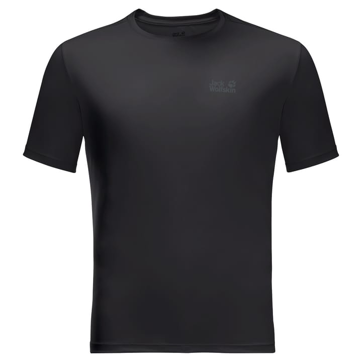 Jack Wolfskin Men's Tech Tee Black Jack Wolfskin
