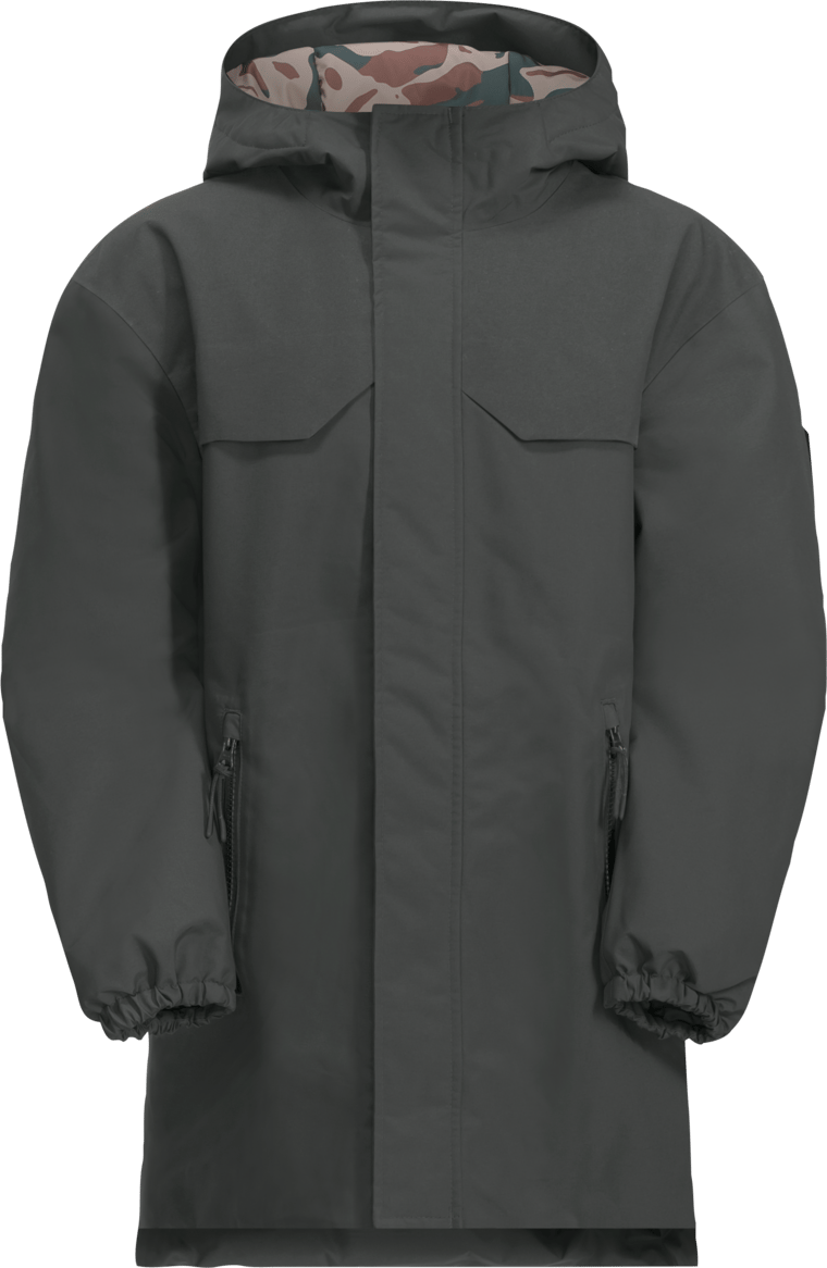 Jack Wolfskin Teens' 2-Layer Insulated Parka Girl Granite