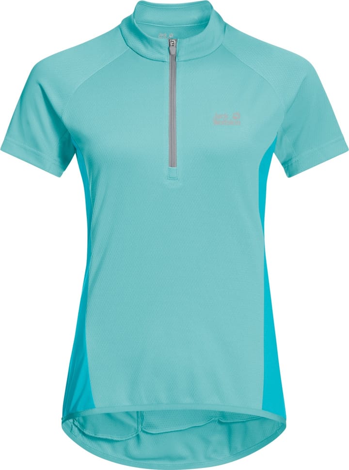 Jack Wolfskin Women's Tourer Halfzip Tee Peppermint Jack Wolfskin