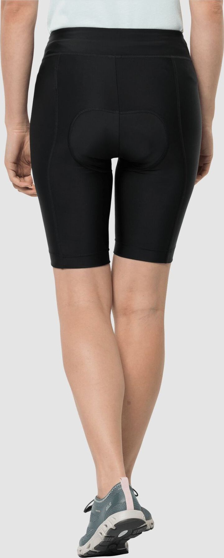 Women's Tourer Padded Shorts Black Jack Wolfskin