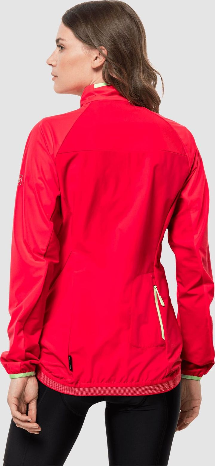 Women's Tourer Softshell Jacket Tulip Red Jack Wolfskin