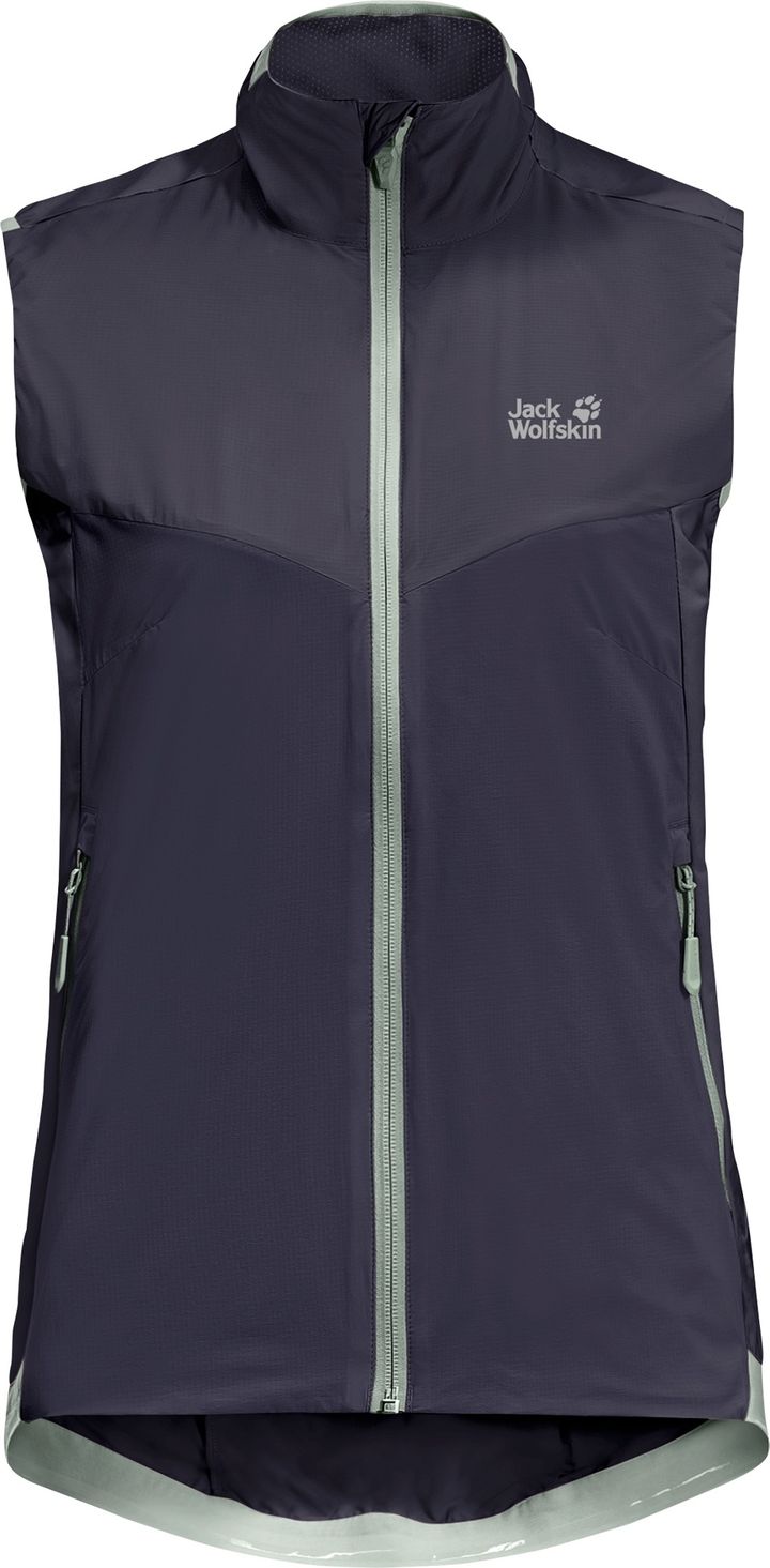 Women's Tourer Softshell Vest Graphite Jack Wolfskin