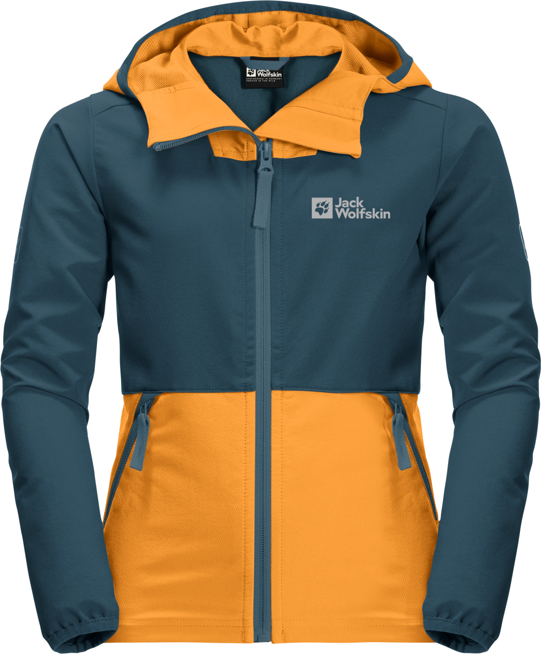 Jack Wolfskin Boys’ Turbulence Orange Pop