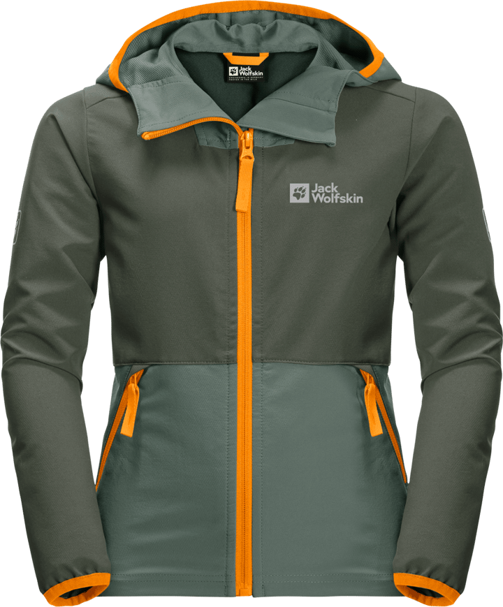 Boys' Turbulence Hedge Green Jack Wolfskin