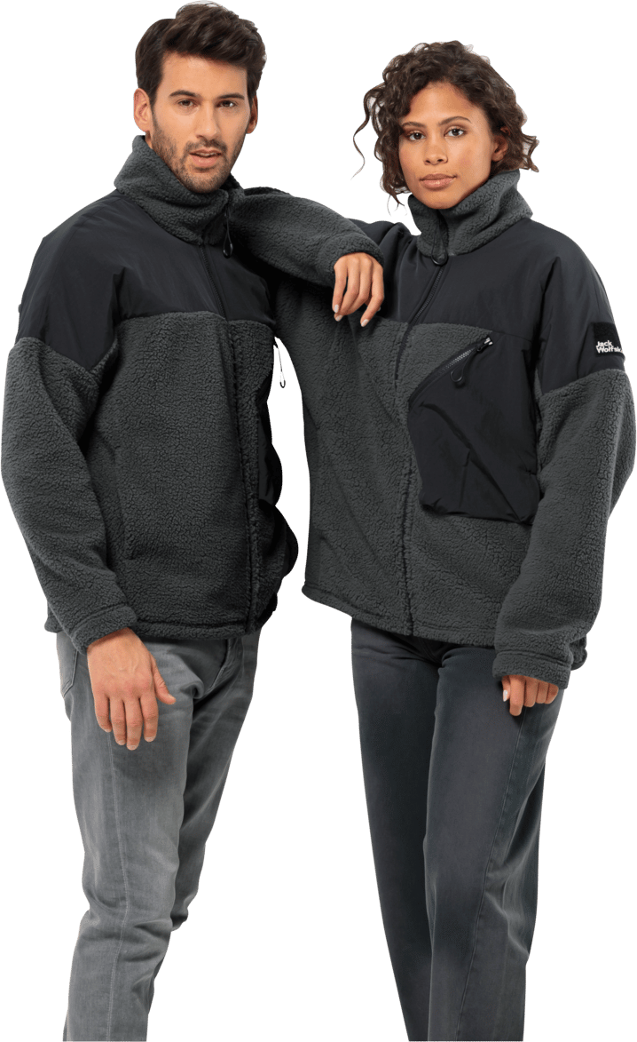 Jack Wolfskin Unisex Maarweg Jacket Granite Black Jack Wolfskin