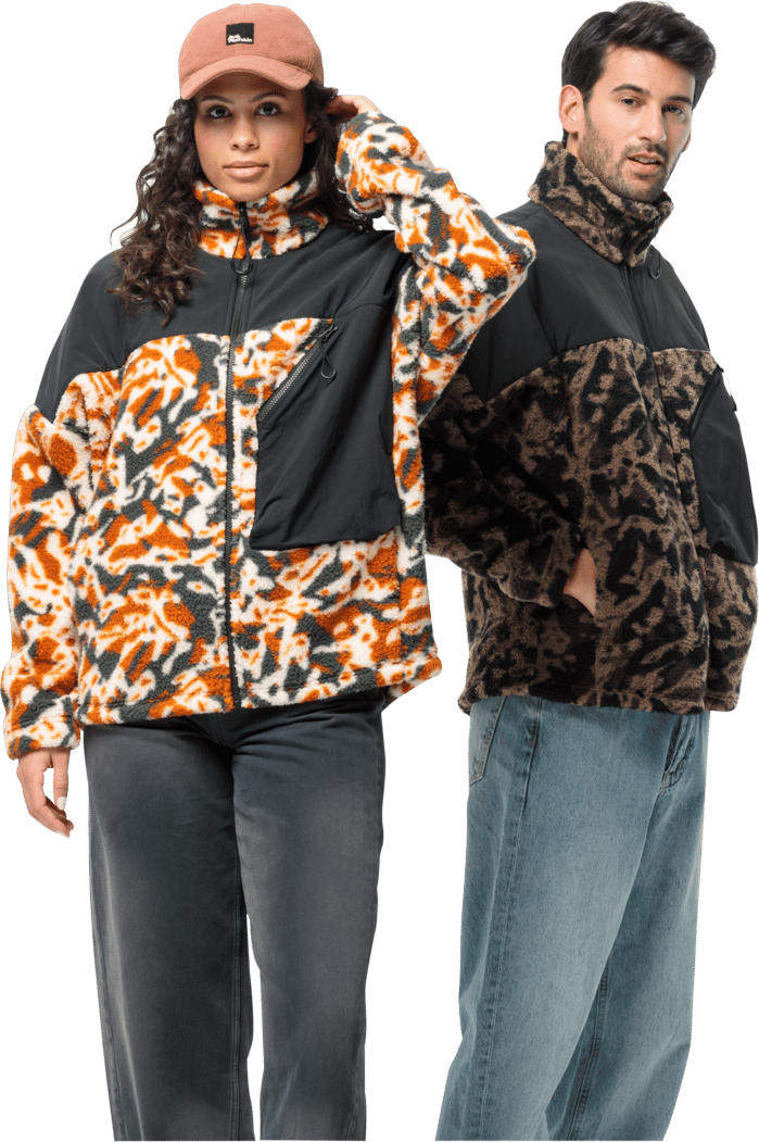 Jack Wolfskin Unisex Maarweg Print Jacket Chestnut Allover Jack Wolfskin