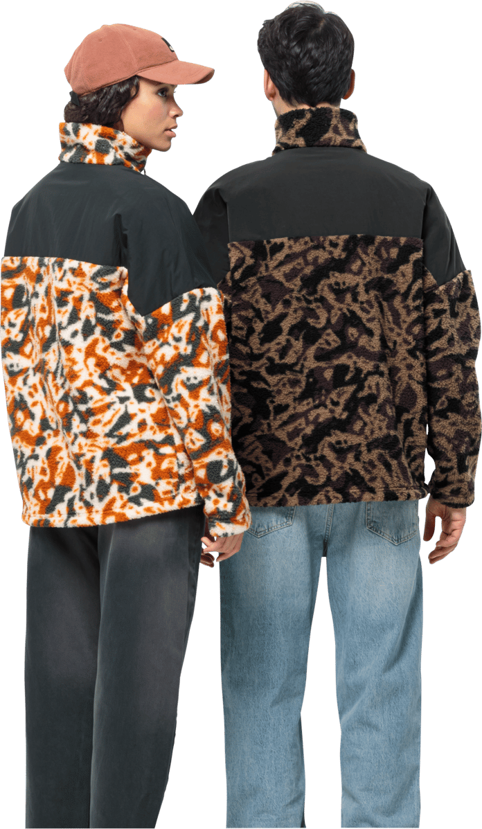 Jack Wolfskin Unisex Maarweg Print Jacket Chestnut Allover Jack Wolfskin