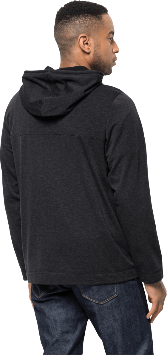 Men's Waldsee Hooded Jacket Black Jack Wolfskin