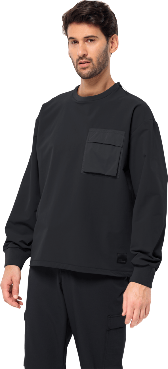 Jack Wolfskin Men's Wandermood Pullover Black Jack Wolfskin