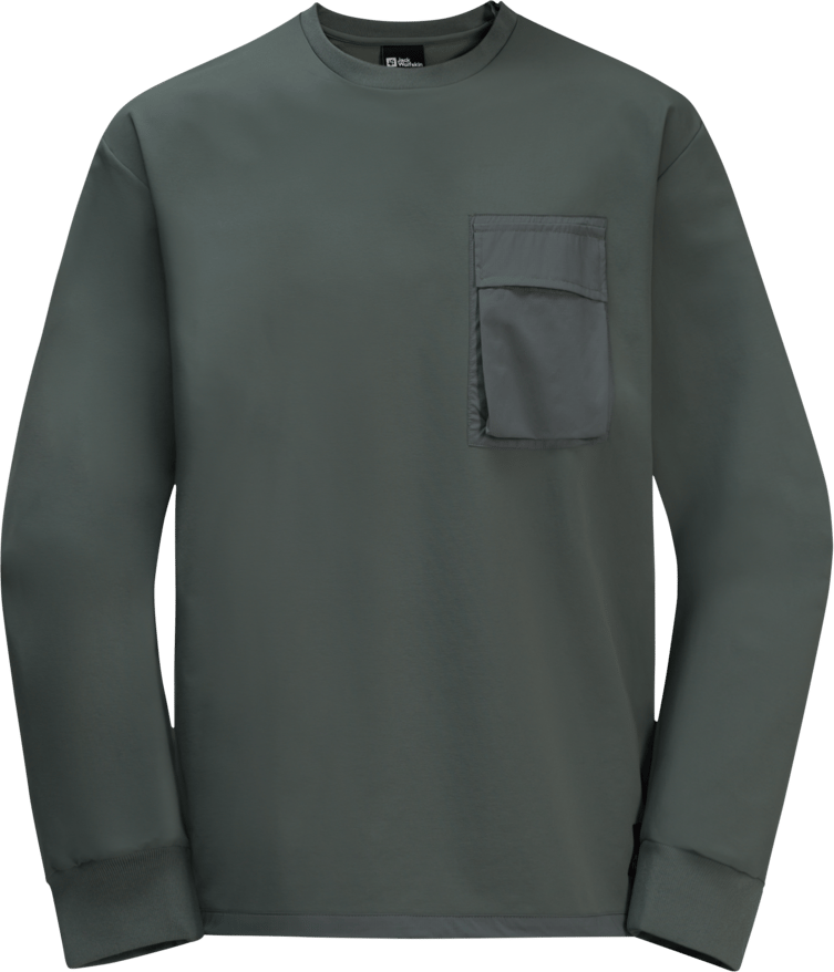 Jack Wolfskin Men's Wandermood Pullover Slate Green