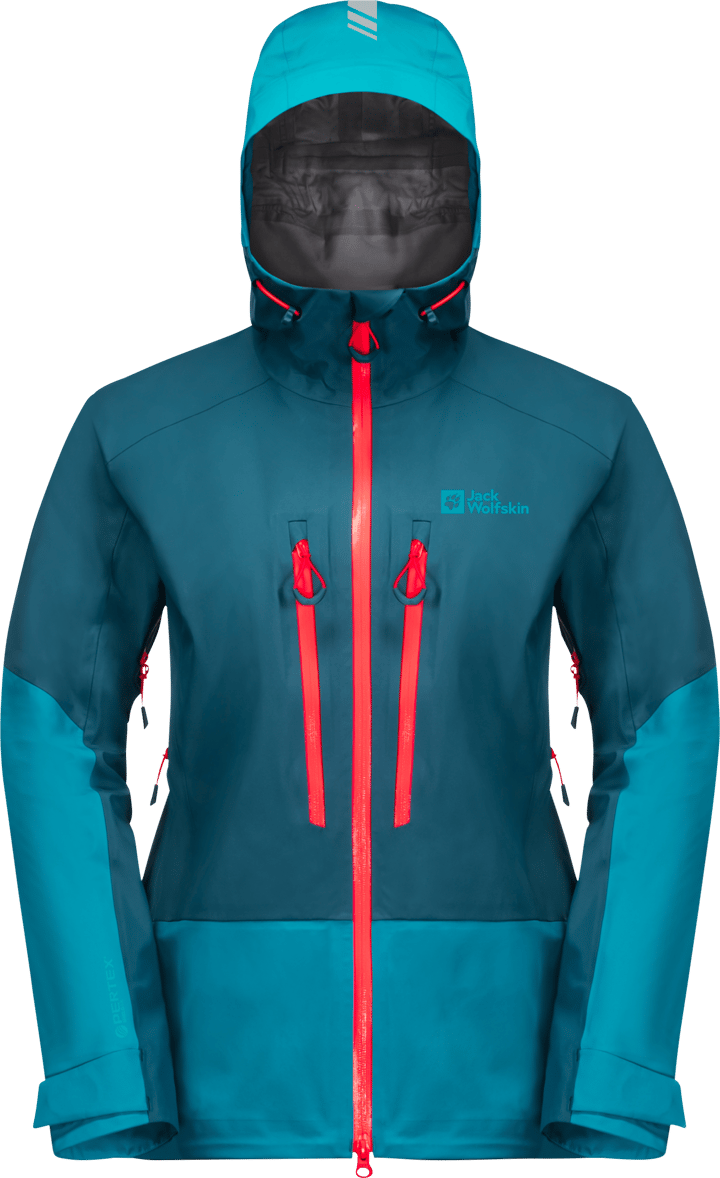 Women's Alpspitze 3-Layer Jacket Blue Coral Jack Wolfskin