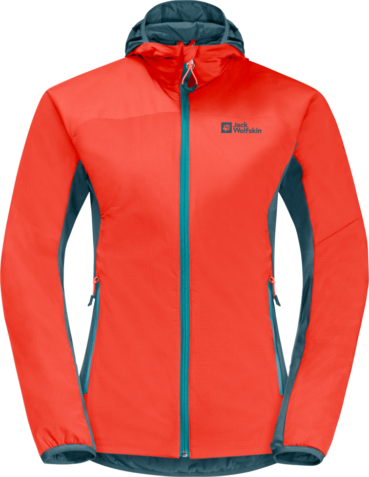 Jack Wolfskin Women's Alpspitze Insulated Hoody Grenadine Jack Wolfskin Jack Wolfskin Women's Alpspitze Insulated Hoody Grenadine Jack Wolfskin