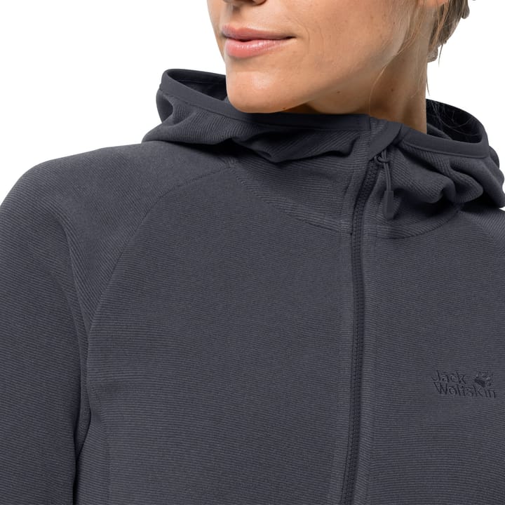 Jack Wolfskin Women's Arco Jacket  Ebony Stripes Jack Wolfskin