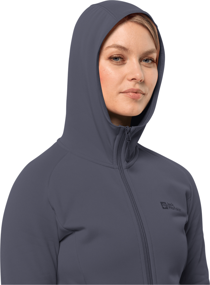 Jack Wolfskin Women's Baiselberg Hooded Full Zip Dolphin Jack Wolfskin