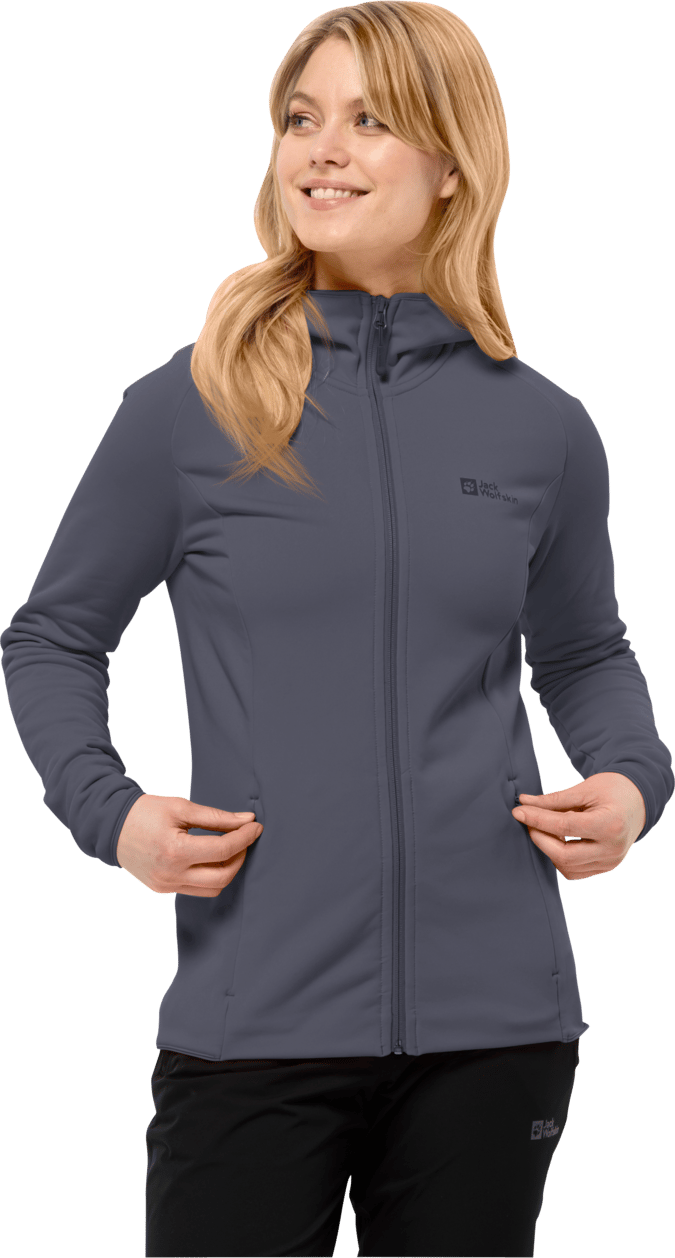 Jack Wolfskin Women's Baiselberg Hooded Full Zip Dolphin Jack Wolfskin