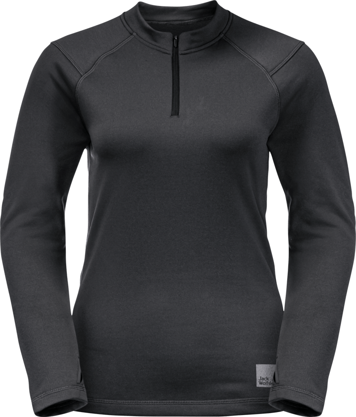 Women's Bike Commute Halfzip Phantom Jack Wolfskin