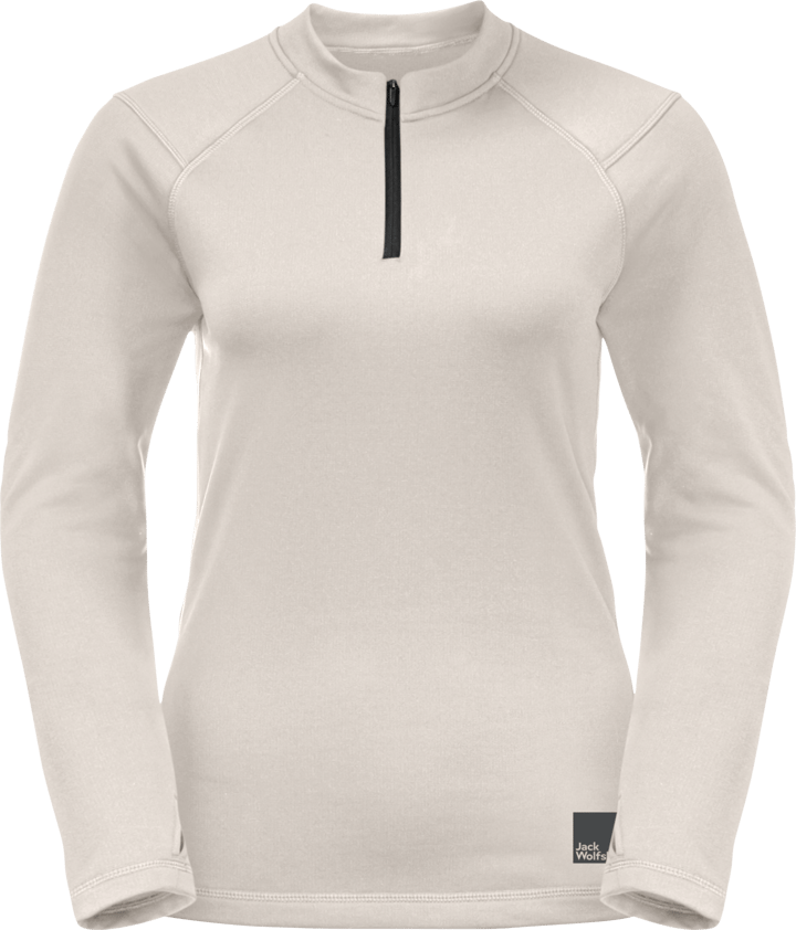 Jack Wolfskin Women's Bike Commute Halfzip Winter Pearl Jack Wolfskin