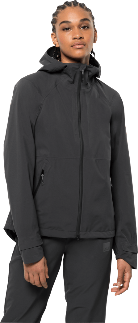 Women's Bike Commute Mono Jacket Phantom Jack Wolfskin